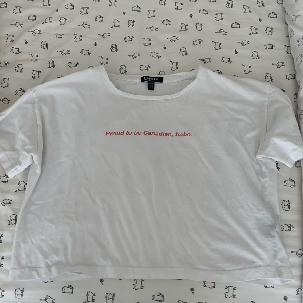 5 ITEMS FOR $15- Brunette Canada Day Box Tee